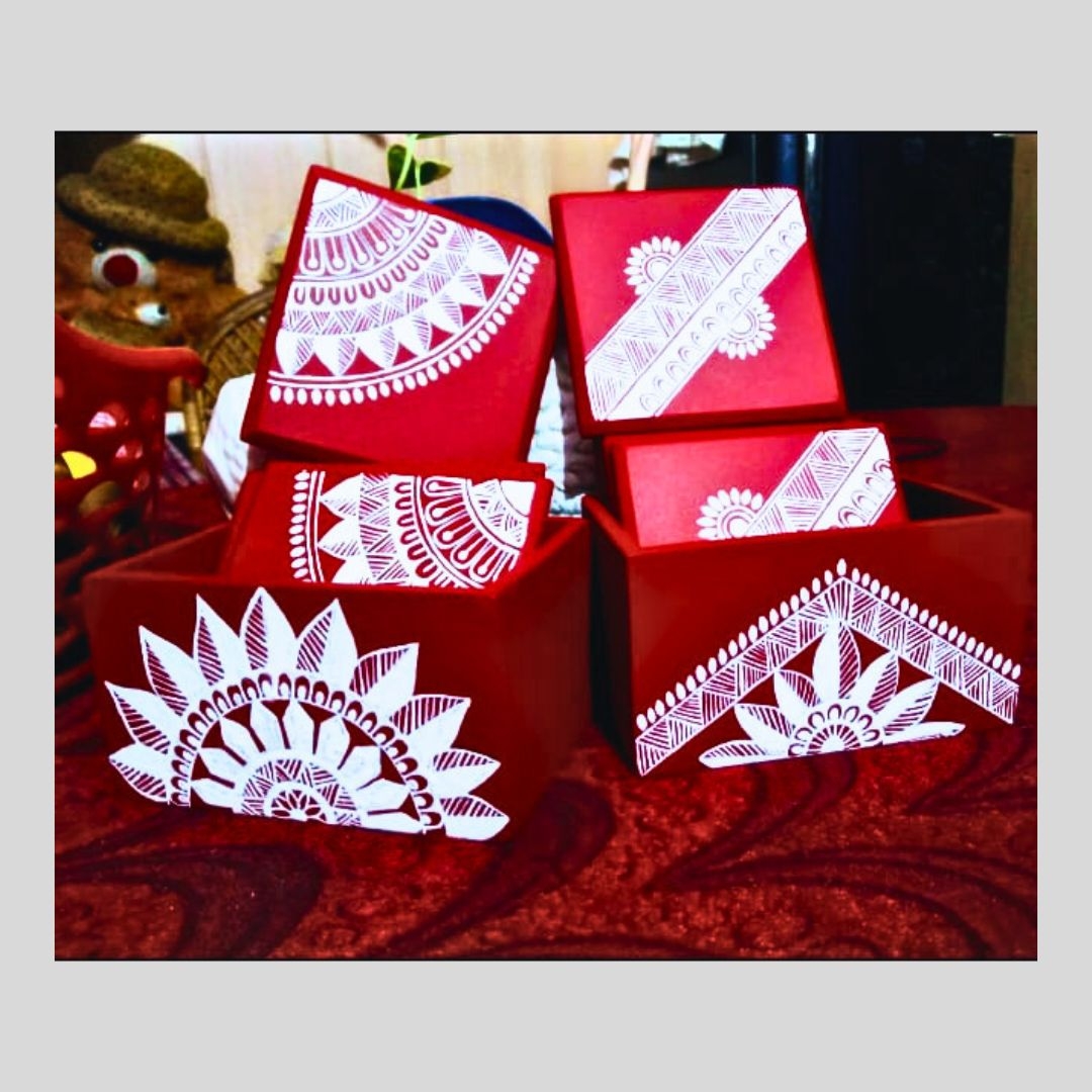 Aipan Coasters Set(Set of 6) with Box