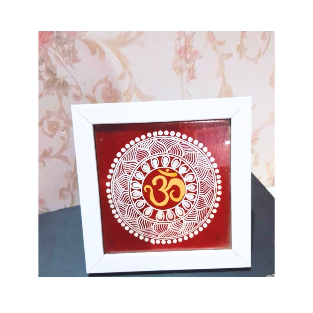Aipan Decorative Table Frame Wooden Art