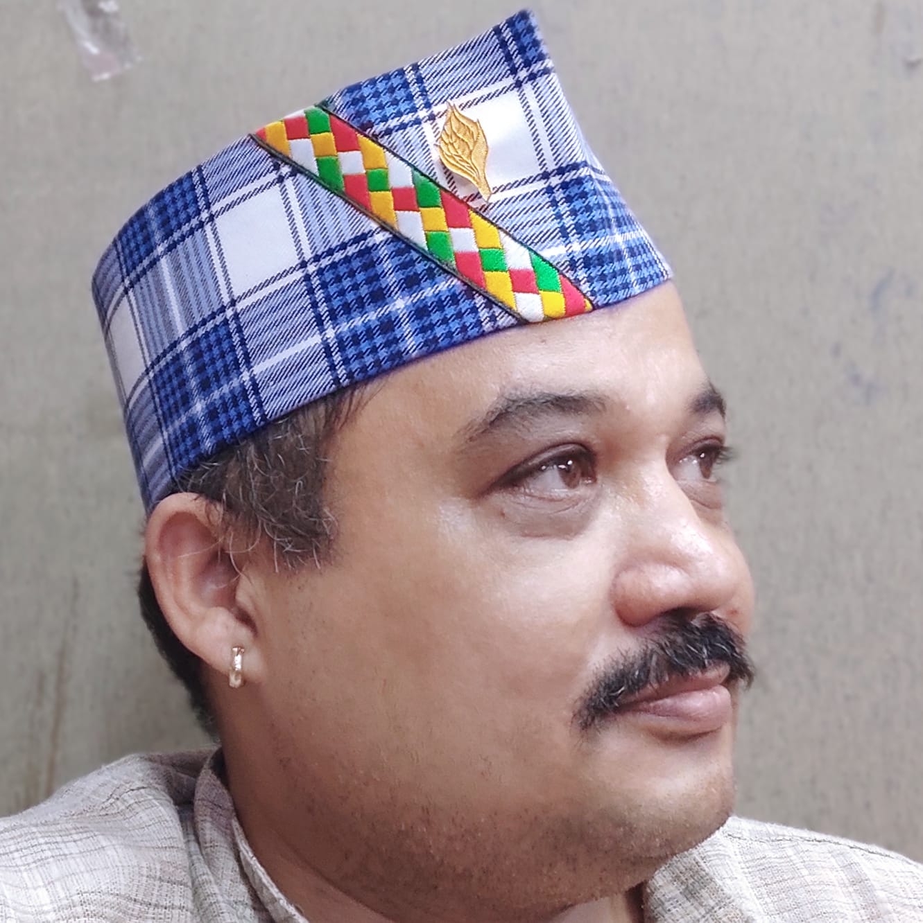 Uttraksh Traditional Cap Of Uttarakhand | Febric Twill (Multicolour Cap ) 