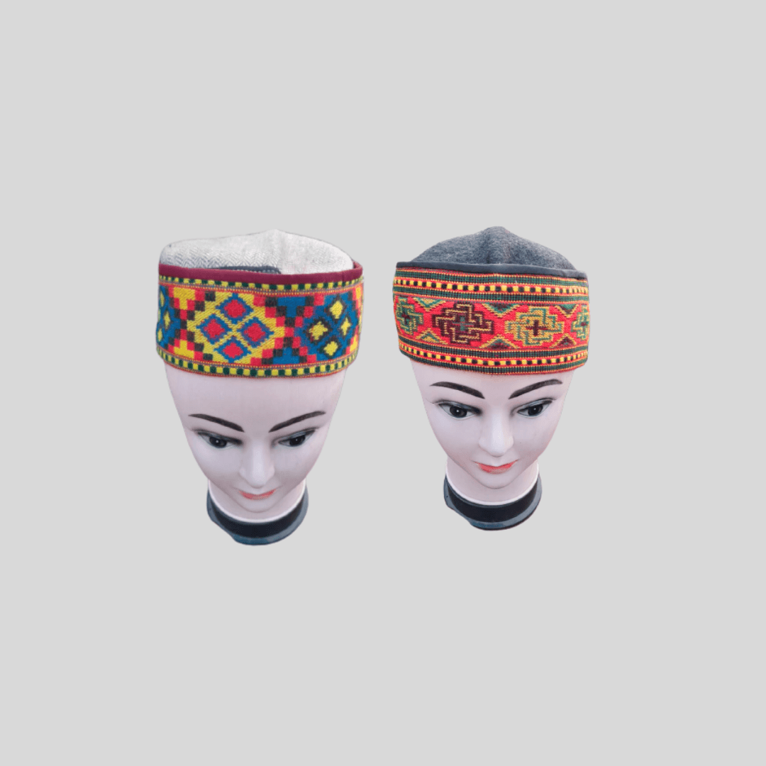 Pahadi Round Topi – Uttarakhandi Cap | Pack Of 2