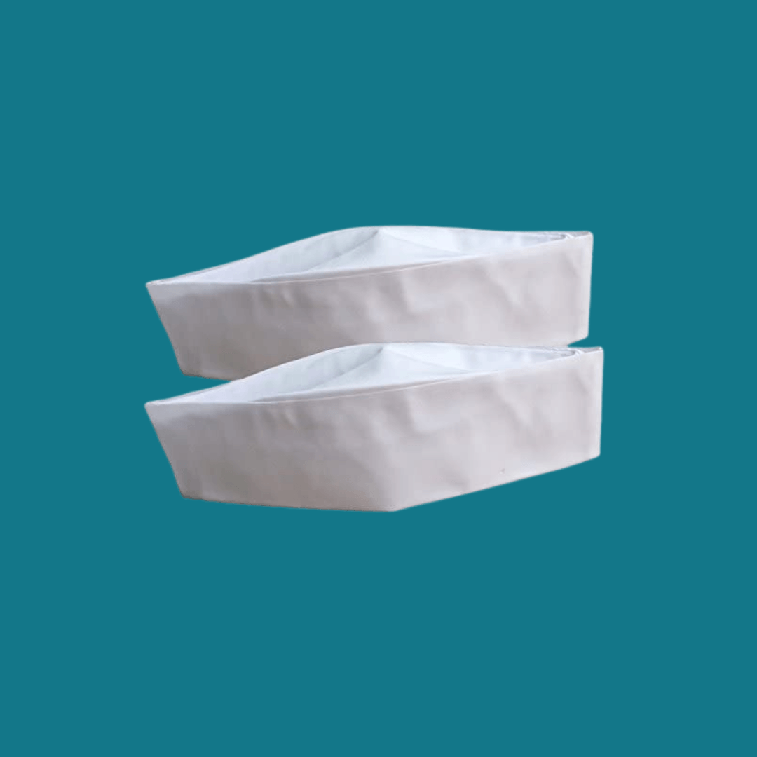 Pahadi Topi/Traditional White Cap of Uttarakhand | Pack of 2