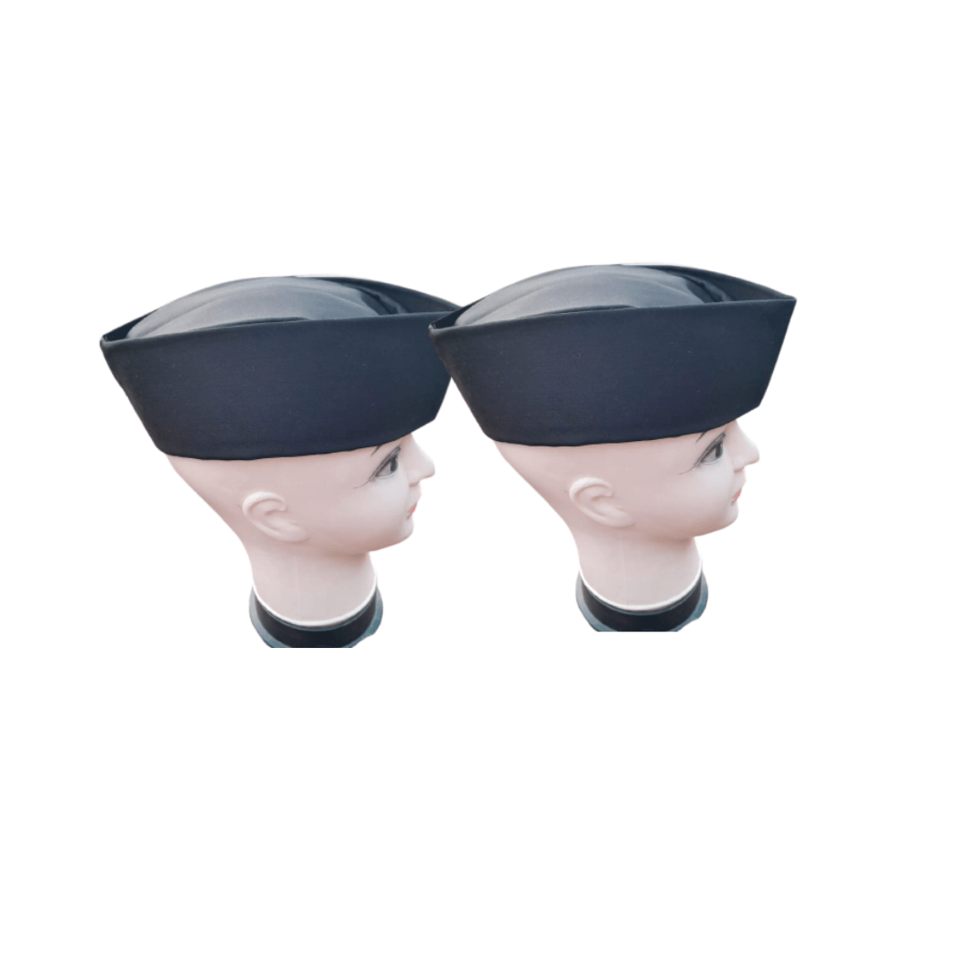 Pahadi Topi/Traditional Black Cap of Uttarakhand Pack of 2
