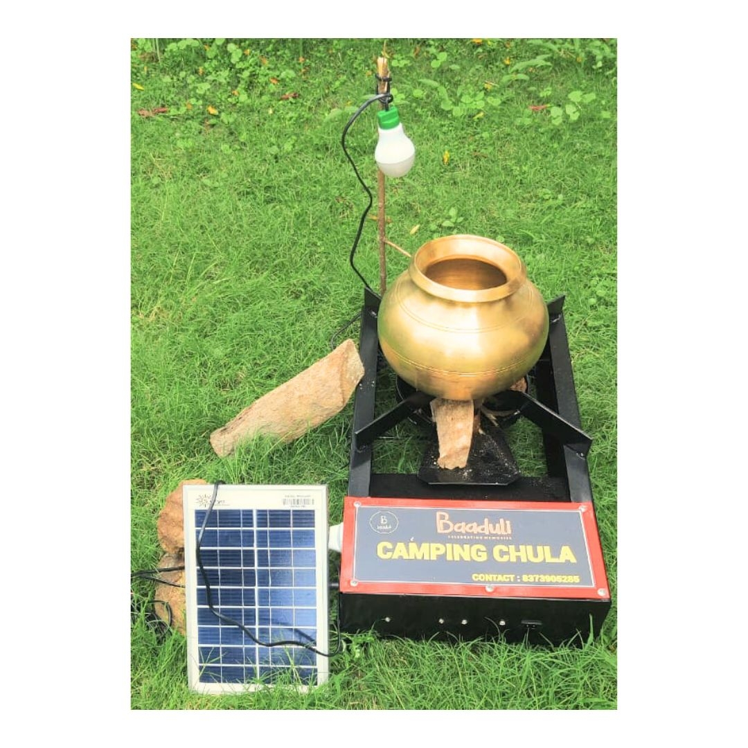 Baaduli -Wood & Coal Stove | Cooking Stove Indoor / Outdoor And Multiuse Stove (Black)