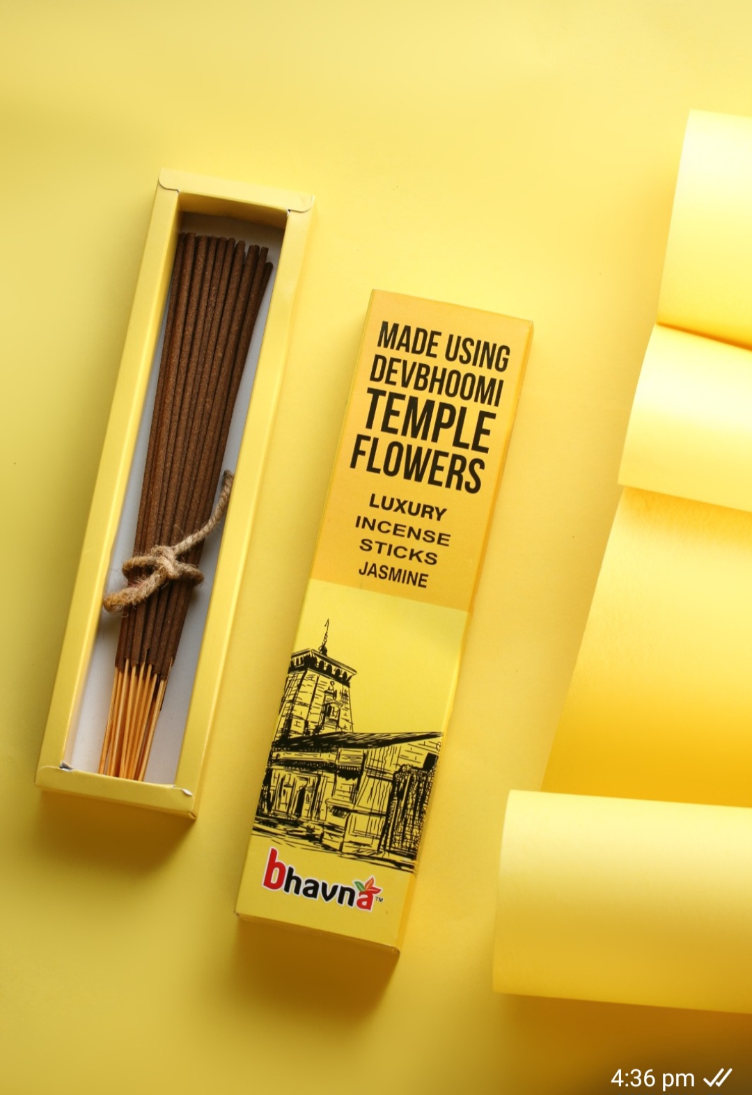 Bhavna Luxury Jasmine Incense Sticks 30 Sticks (Pack of 2)