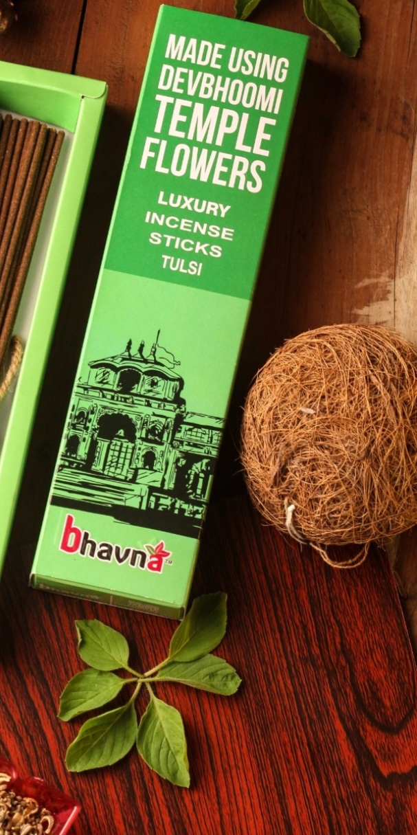Bhavna Luxury Tulsi Incense Sticks (Pack of 1)