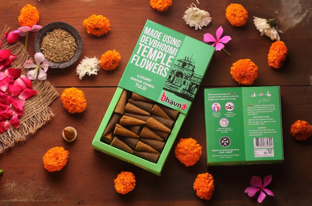 Bhavna Luxury Tulsi Dhoop Cones (Pack of 1)