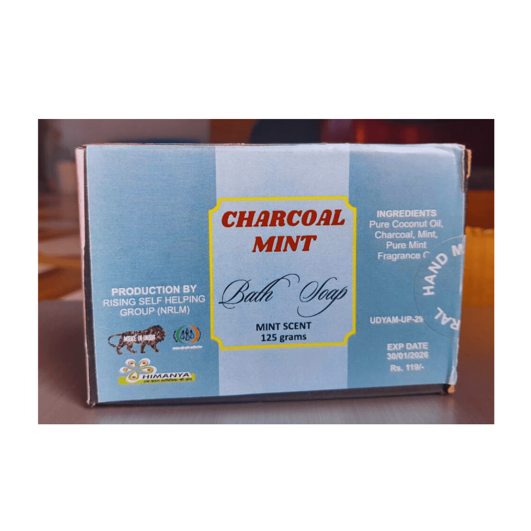 Nature Stock" Handmade Charcoal Mint Soap