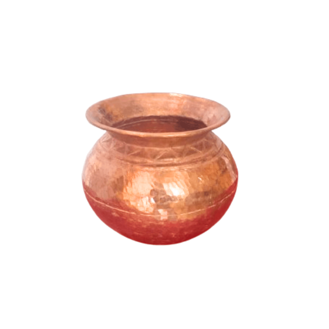 Baaduli Pure Copper Kalash/Tambe ka Lota 