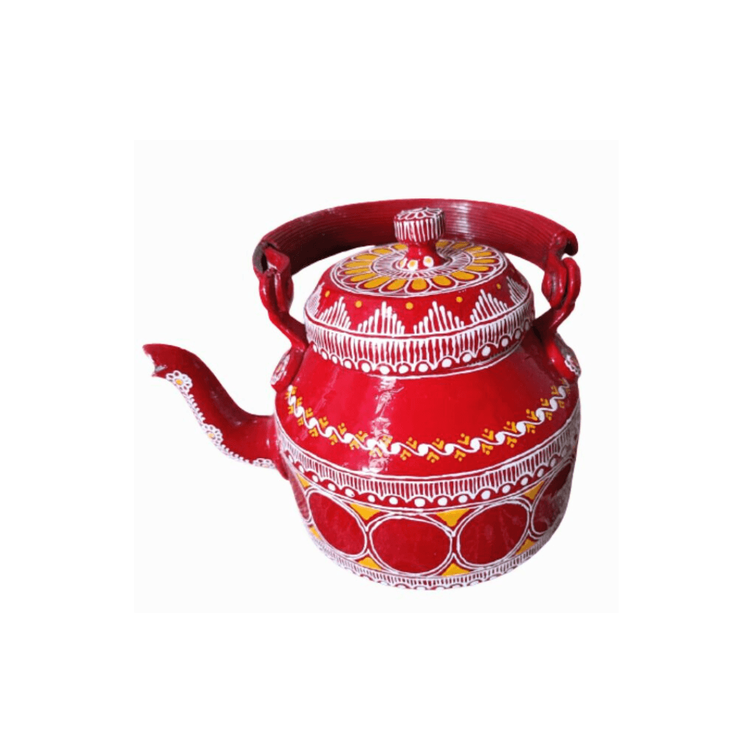 Handmade Aipan Kettle | Decoration And Gift ( Aluminium Kettle ) |