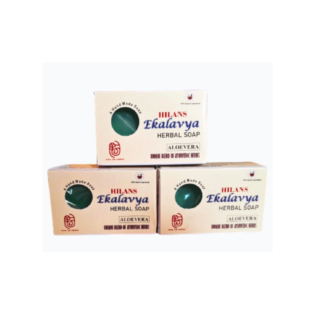 Hilansh Ekalavya Herbal Handmade Bath Soap Vitamin E,Glycerine (Pack of 3) 