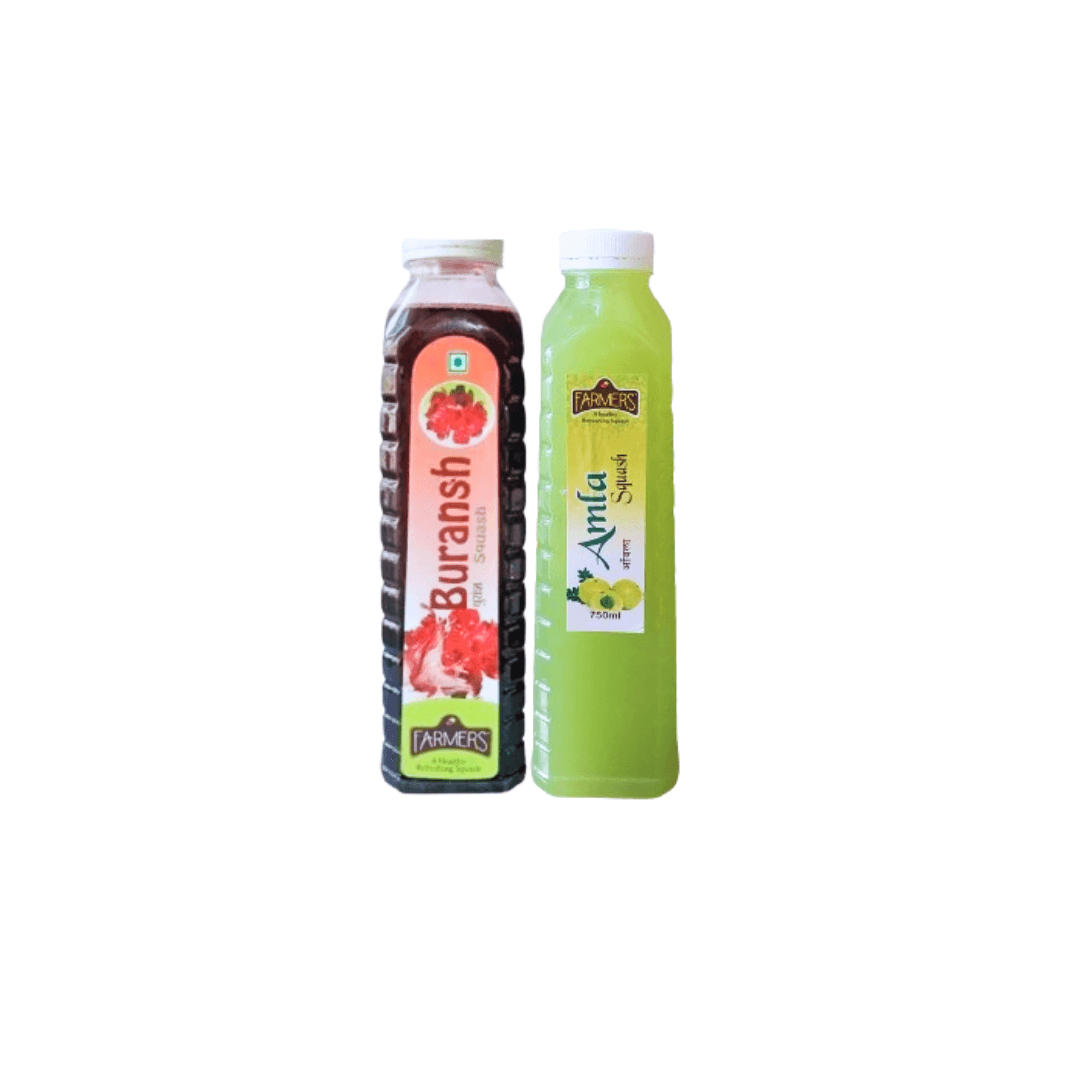 Buransh Squash/Amla Squash (Pack of 2) (750 ml each)