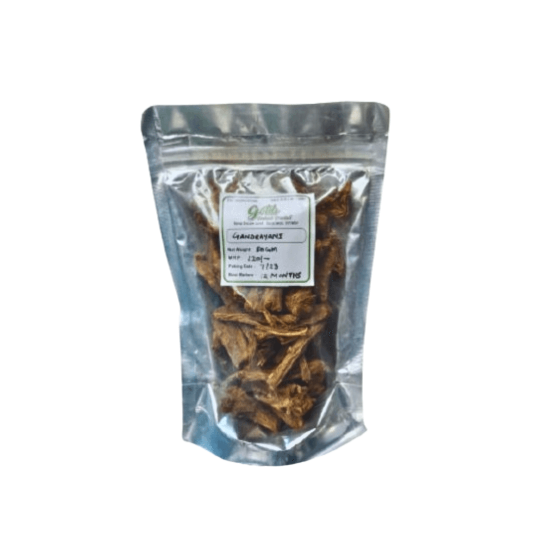 Gautibh-Gandrayani |aromatic root| for tadka (tempering).