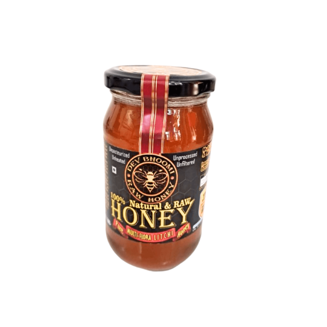 Dev Boomi Natural Raw Litchi Honey from Uttarakhand