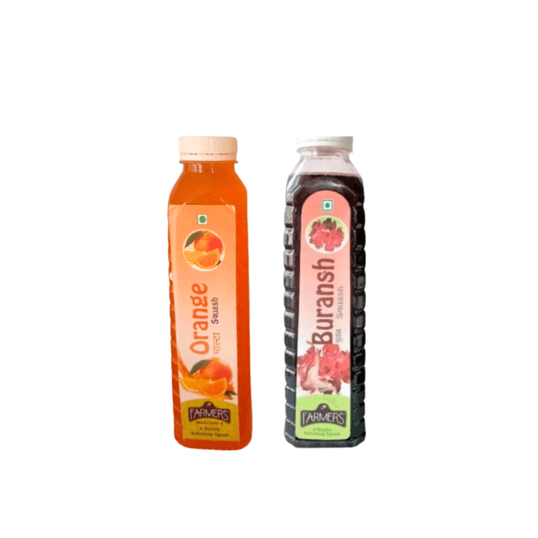 Farmer Combo pack Malta & Buransh Squash (750 ml Each)