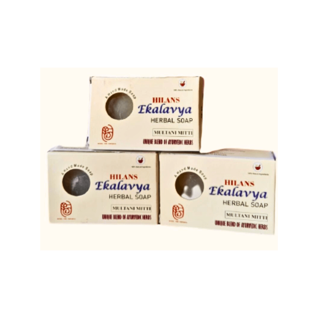 Hilansh Ekalavya Herbal Multani Mitti Soap Set Of 3