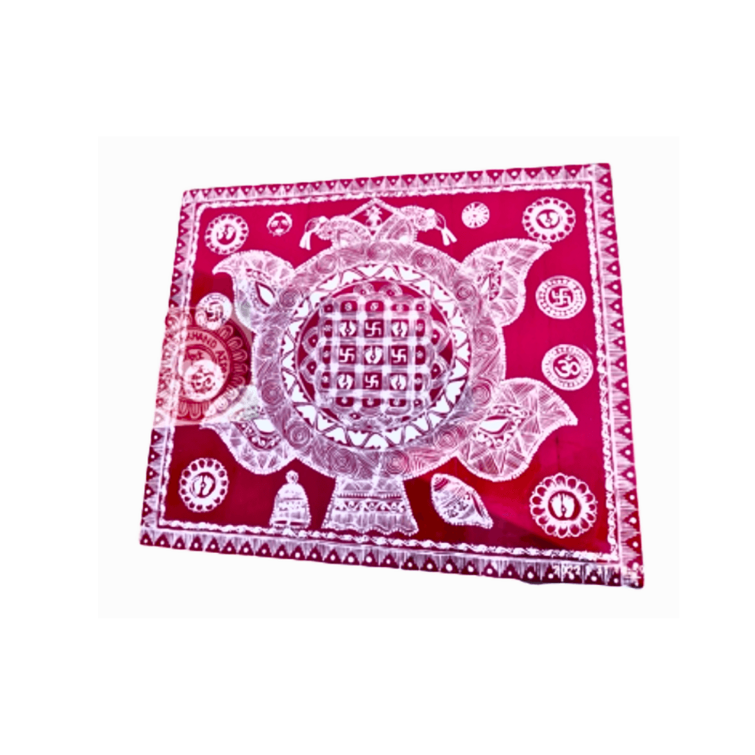Uttarakhand Aipan Wooden chowki Handcrafted 
