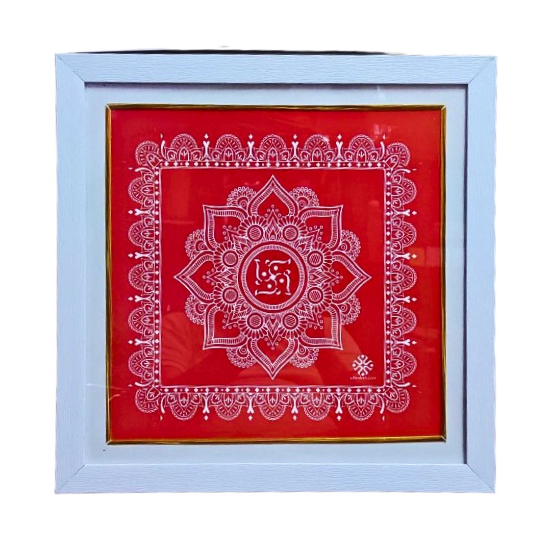 Uttraksh Traditional Aipan Wall Hanging