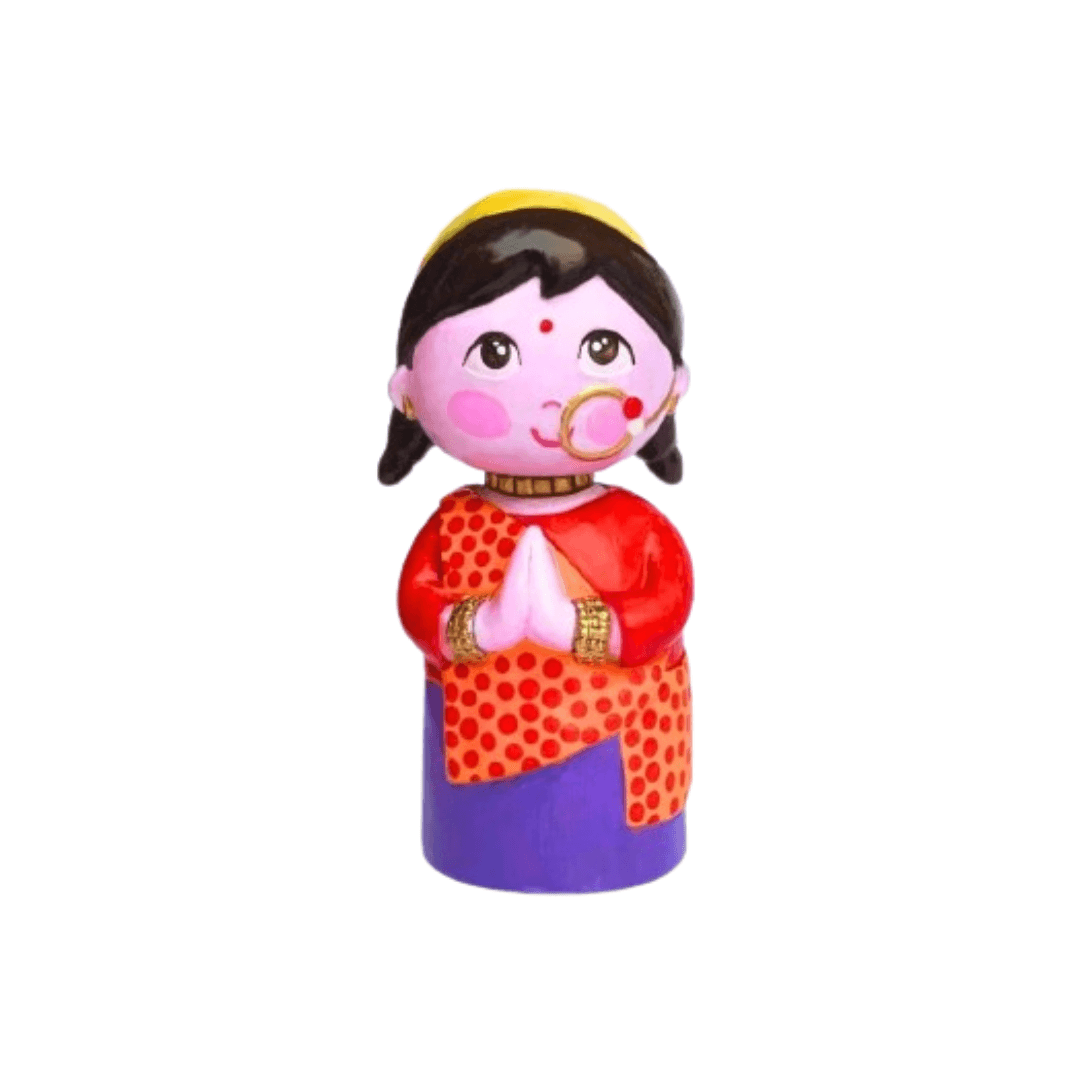 lati Art Kumaoni Lati Bobble Head 