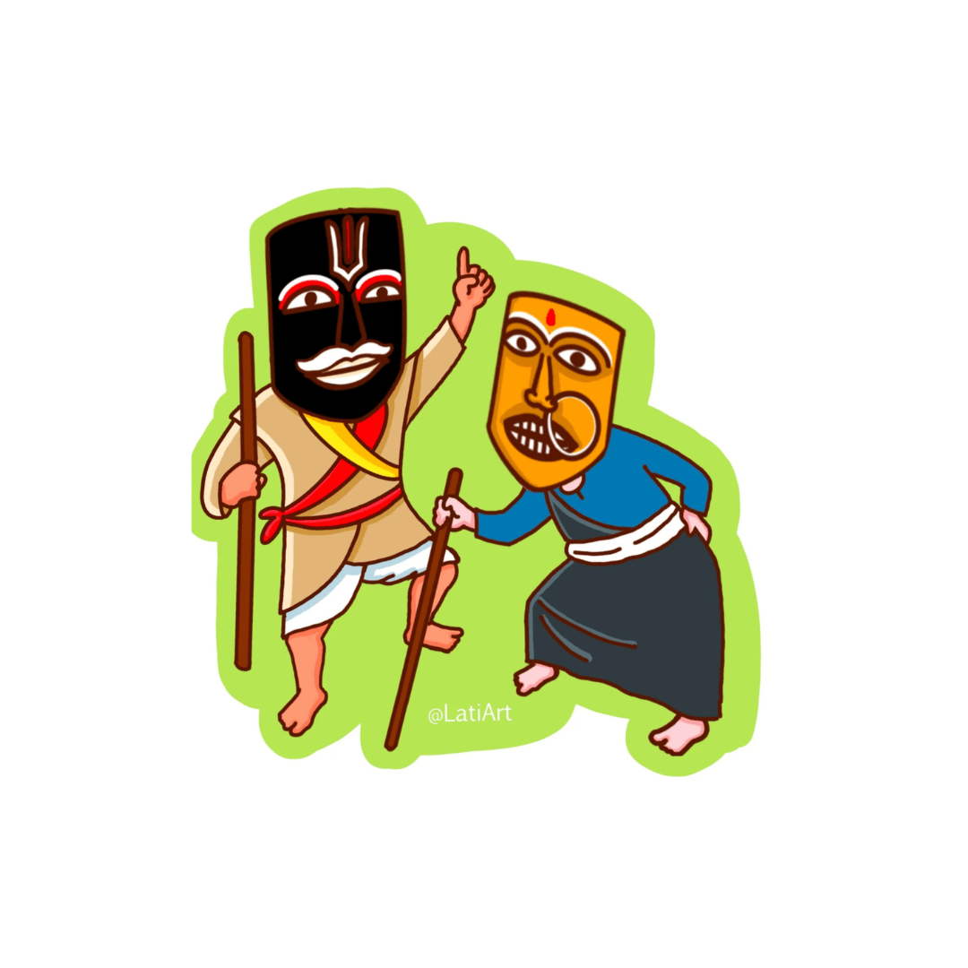 Lati art-Ramman magnet | Reflecting the cultre of Uttarakhand