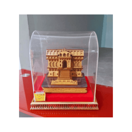 Baaduli - Badrinath Temple with Glass for Pooja, House, Office, Car Decor