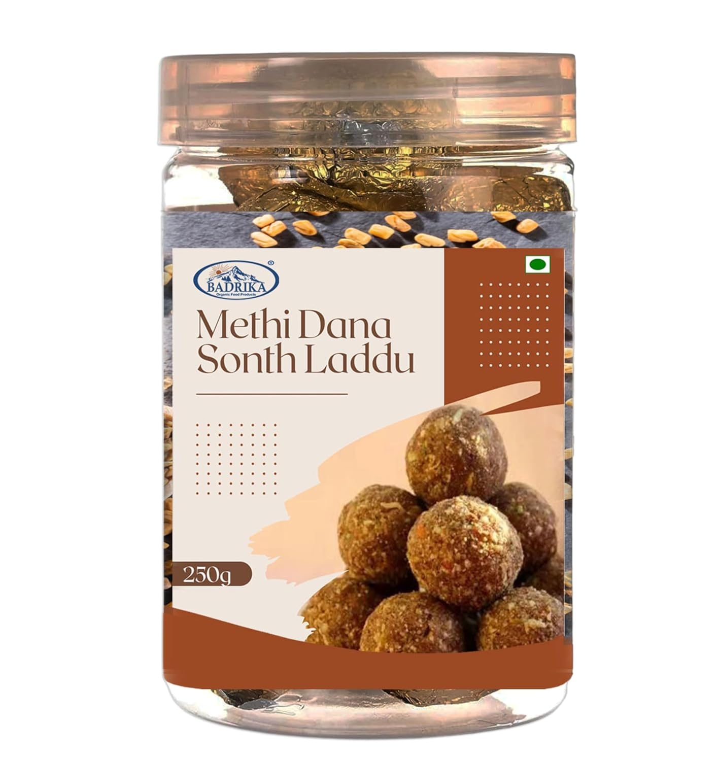 Badrika Pahadi Wheat Flour Methi Dana and Sonth Laddu 