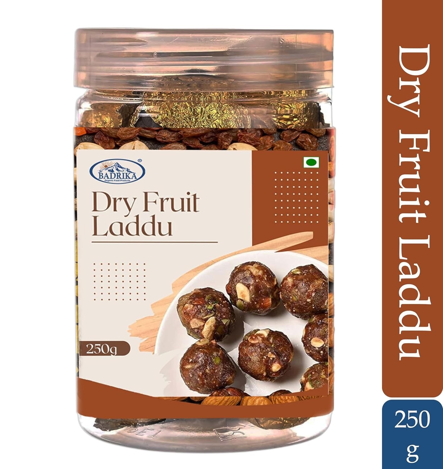 Badrika Dry Fruit Laddu Laddu | Contains Cow-Ghee | No Flavours or Preservatives added 250g