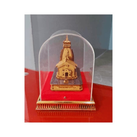 Baaduli Kedarnath Temple with Glass for Pooja, House, Office, Car Decor,