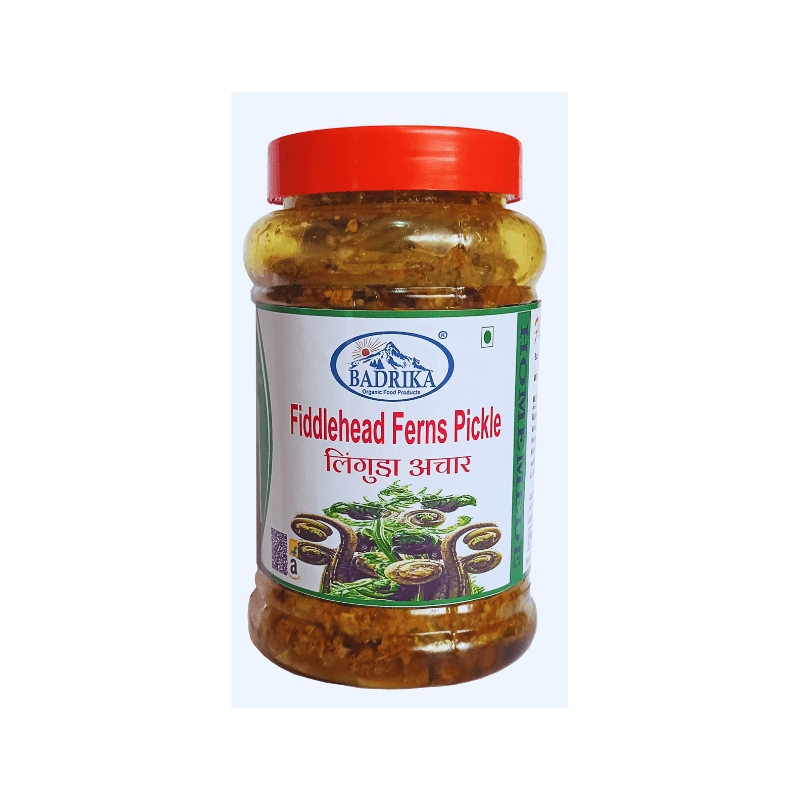Badrika Home-Made Linguda Pickle | Fiddlehead Ferns Pickle 400g |