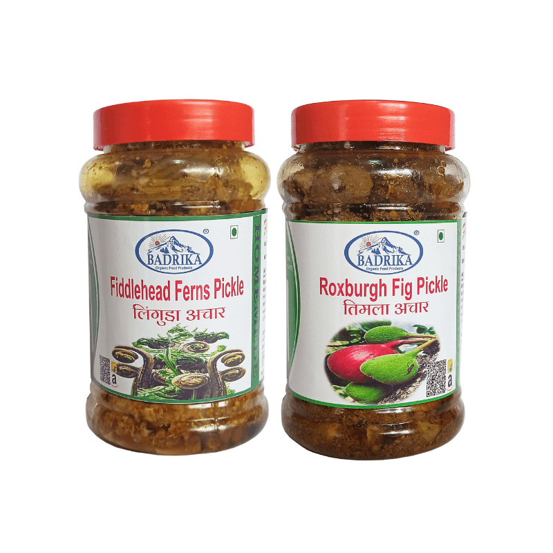 Badrika Home-Made Pahari TImla and Lingoda Pickle Combo
