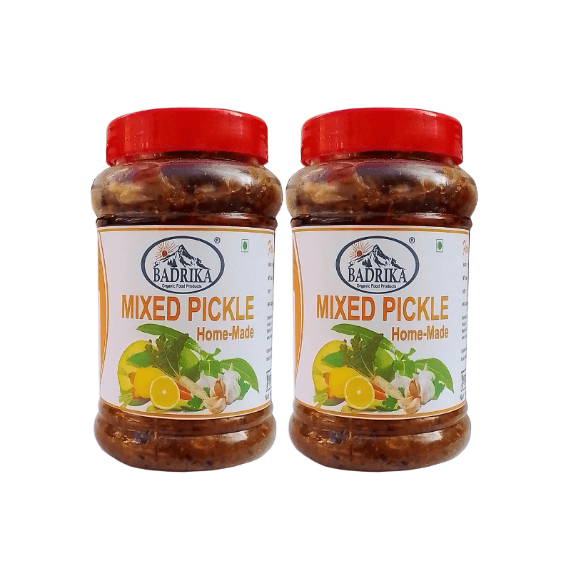 Badrika Pure Natural Home-Made Mixed Pickle (Pack Of 2)