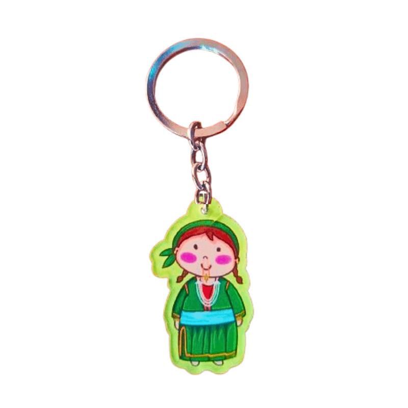 Lati Art - Pahadi Lati Keychain