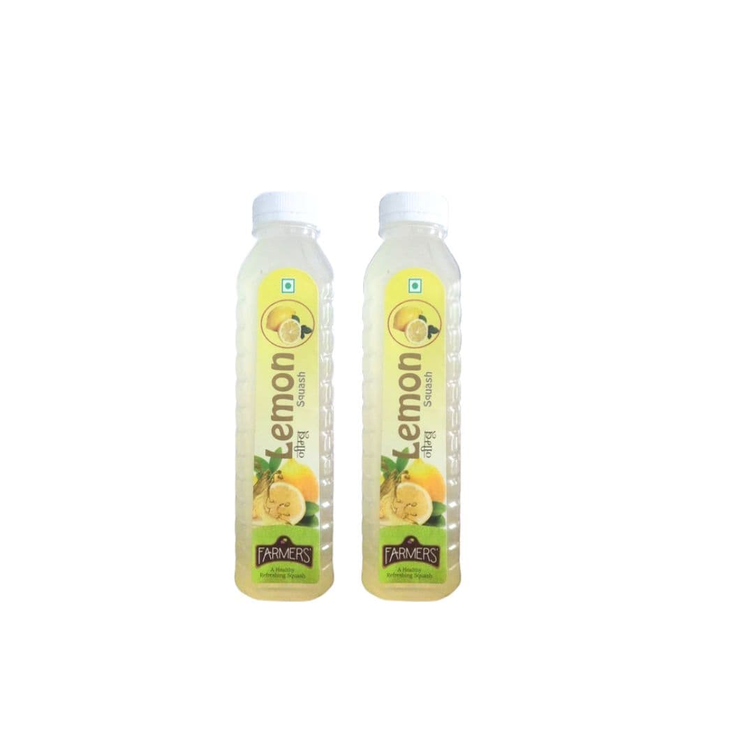Farmer Pure Natural Lemon Squash| Combo Pack of 2 |