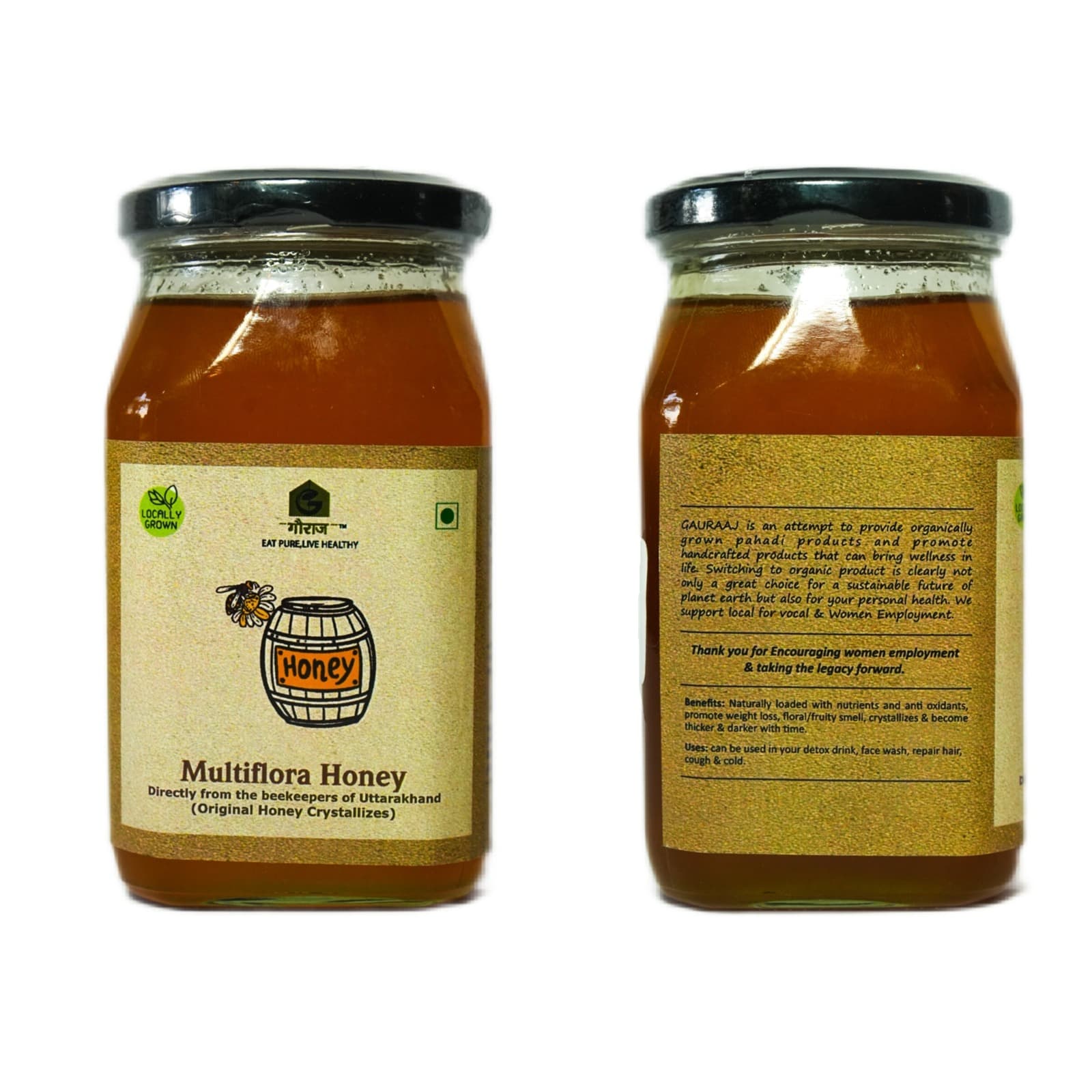 Gauraj Himalayan Multiflora Honey Treat High Blood Pressure 