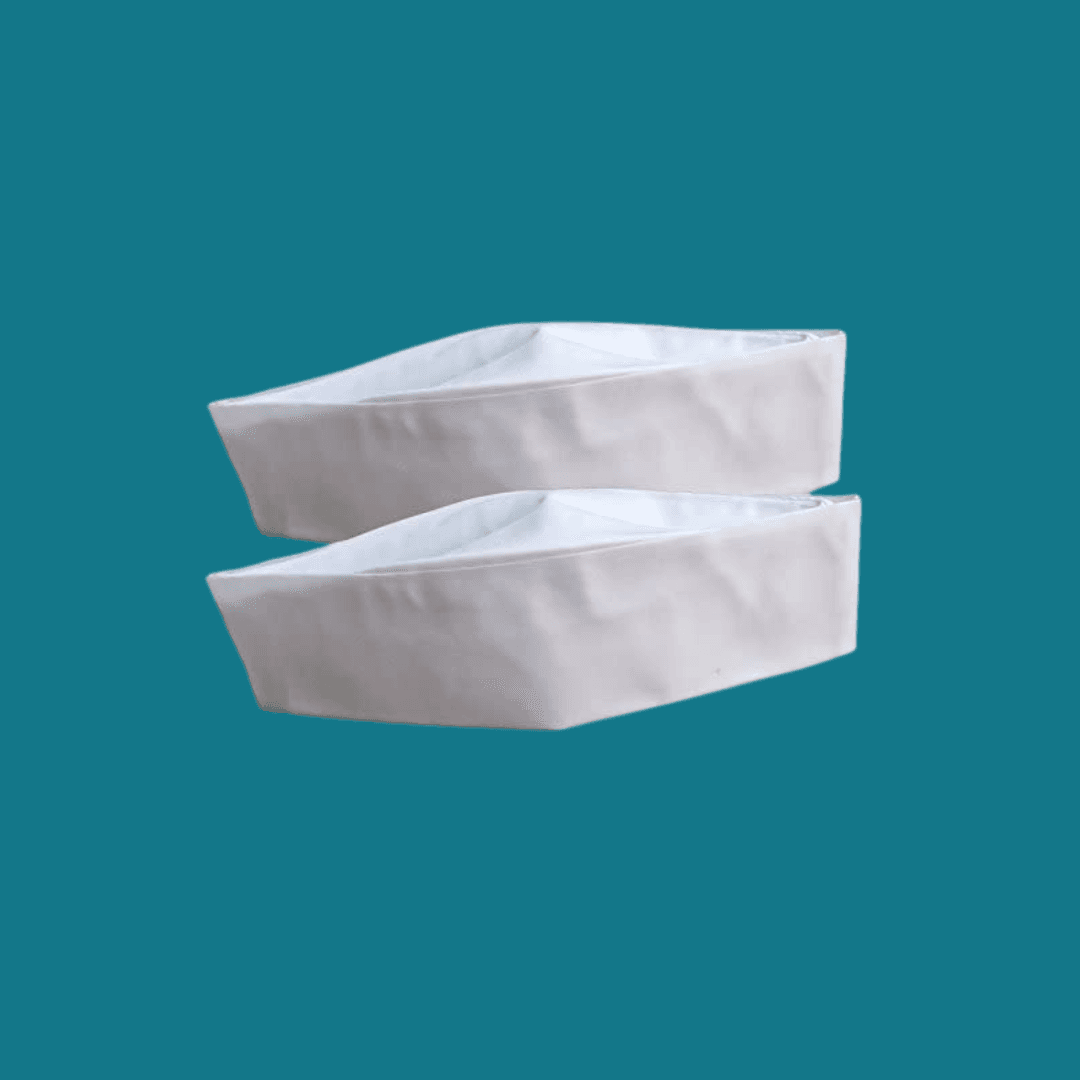 Pahadi Topi/Traditional White Cap of Uttarakhand | Pack of 2