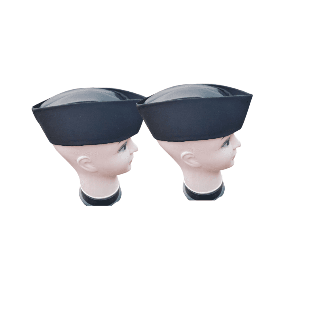 Pahadi Topi/Traditional Black Cap of Uttarakhand Pack of 2