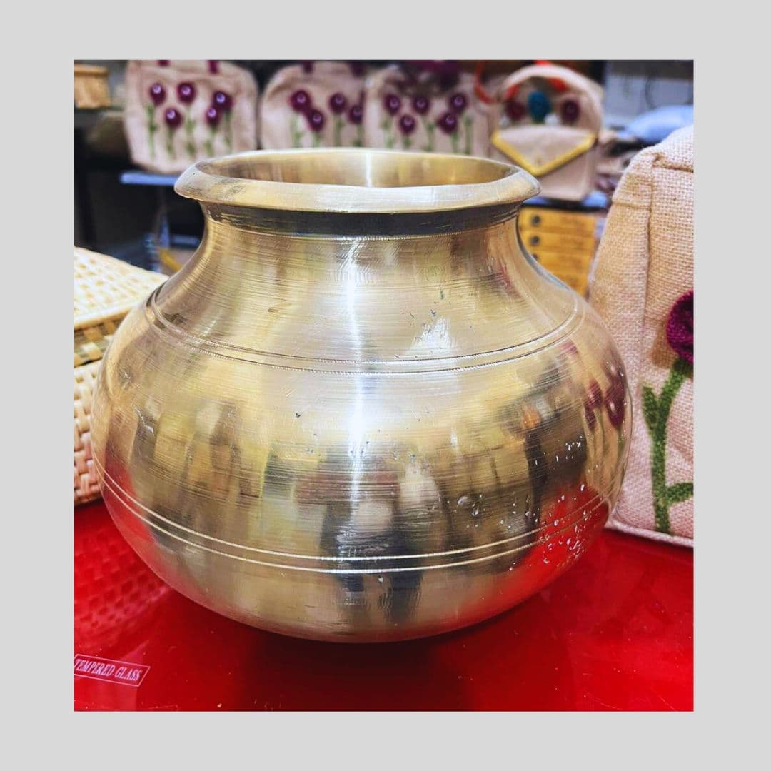 Baaduli - Bhaddu Traditional Utensil of Uttarakhand|Pure Brass Handi Patila/ Pahadi bhaddu