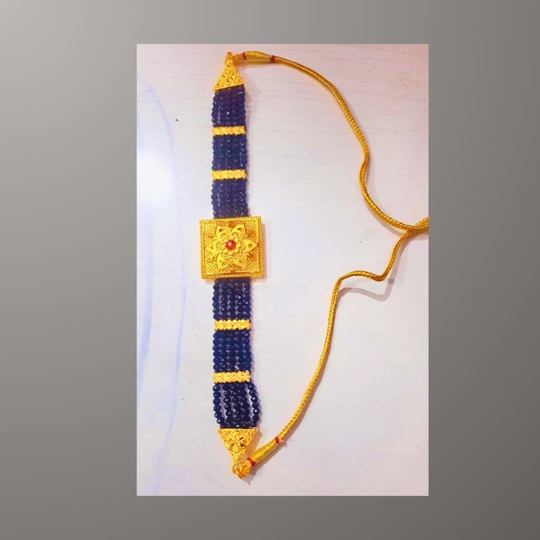 Traditional Gold Plated Adjustable Size Choker