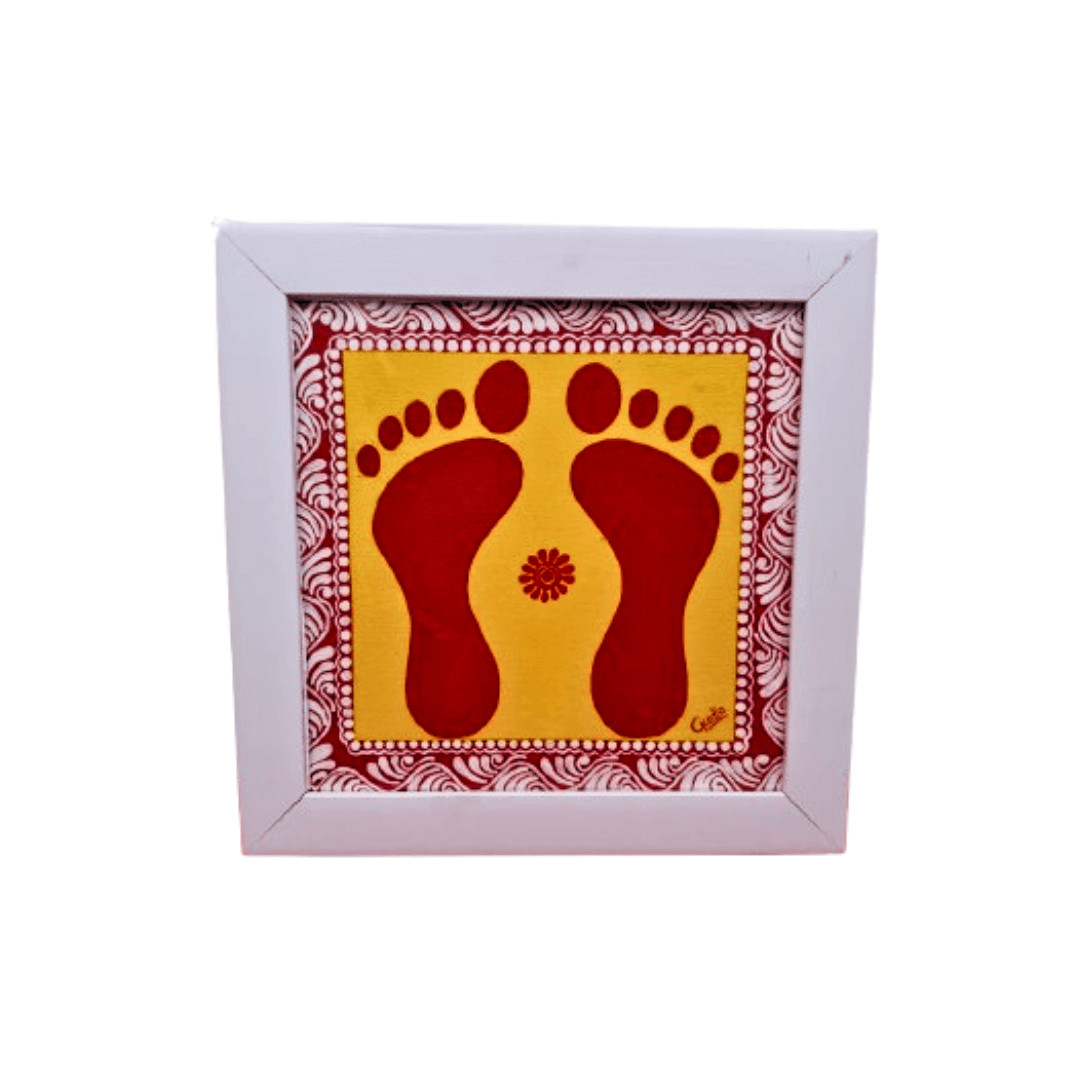 Aipan Wall Hanging Frame Art of Uttrakhand 