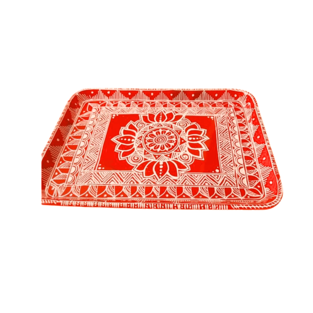 Aipan Serving Tray Decorative Tray | Plastic & melamine tray... 10*6 inch |