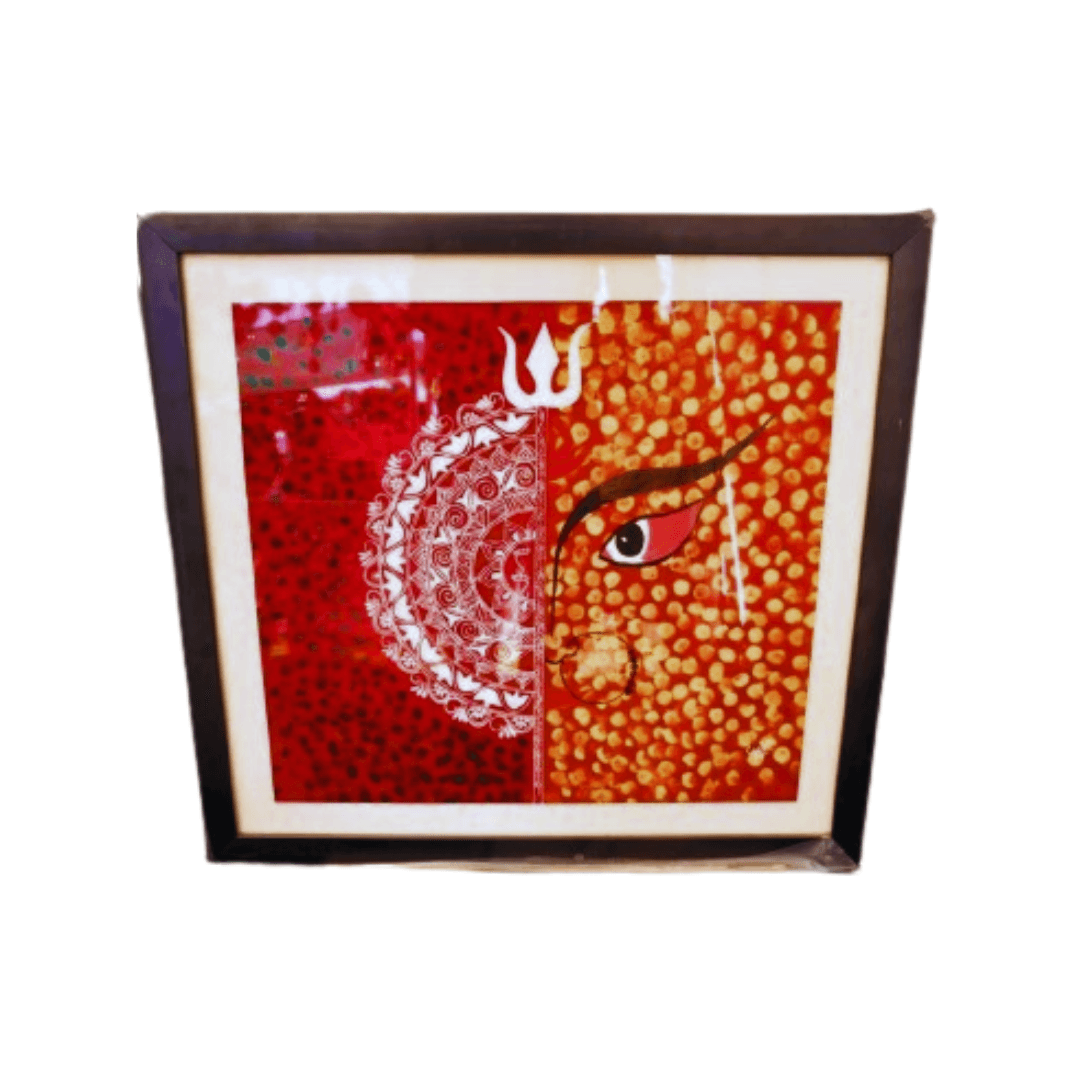 Aipan Handcrafted Art Aadishakti Painting 