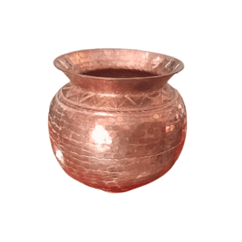Baaduli Pure Copper Kalash/Tambe ka Lota 