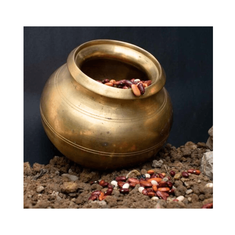 Baaduli - Small Size Bhaddu Traditional Utensil of Uttarakhand|Pure Brass Handi Patila/ Pahadi bhaddu