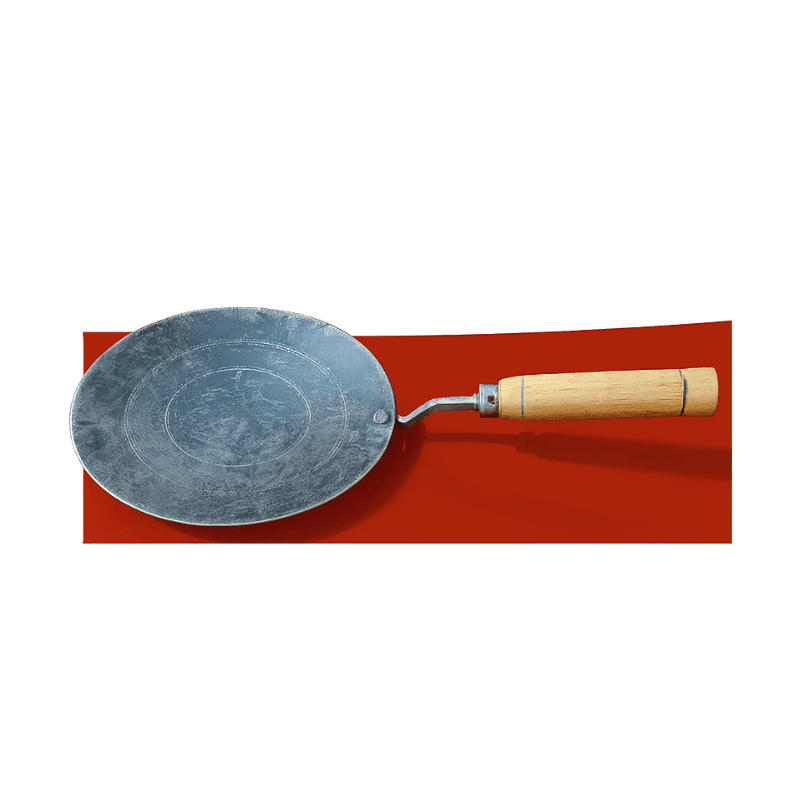 Handcraft Iron Tawa Wooden Handle