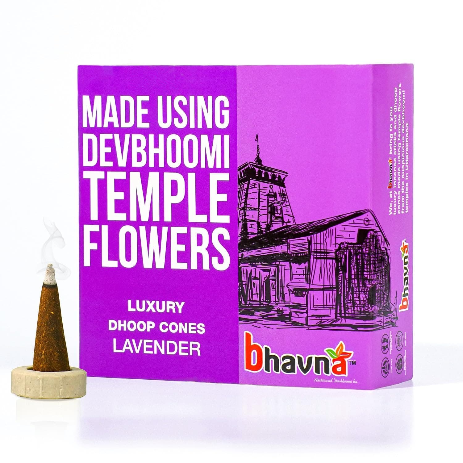 Bhavna Luxury Lavender Dhoop Cones 
